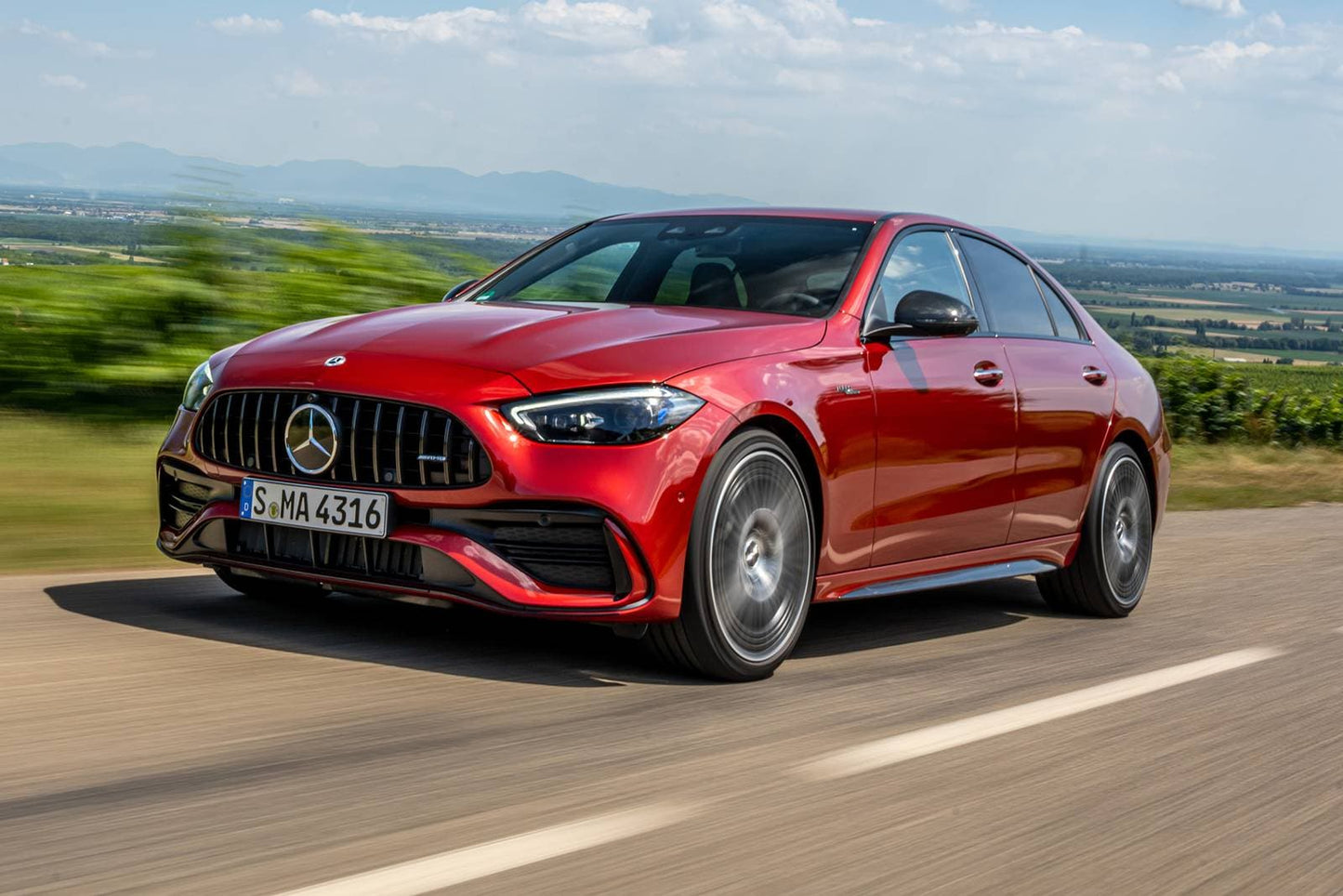 2025 Mercedes-Benz C-Class AMG C 43 4dr Sedan AWD (2.0L 4cyl Turbo gas/electric mild hybrid 9A)