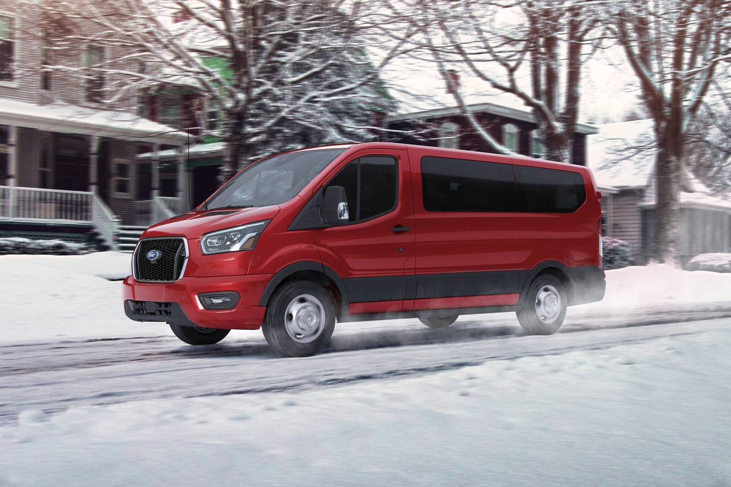2025 Ford Transit Passenger Van 350 HD XL High Roof 3dr Ext Van AWD DRW w/148" WB (3.5L 6cyl Turbo 10A)
