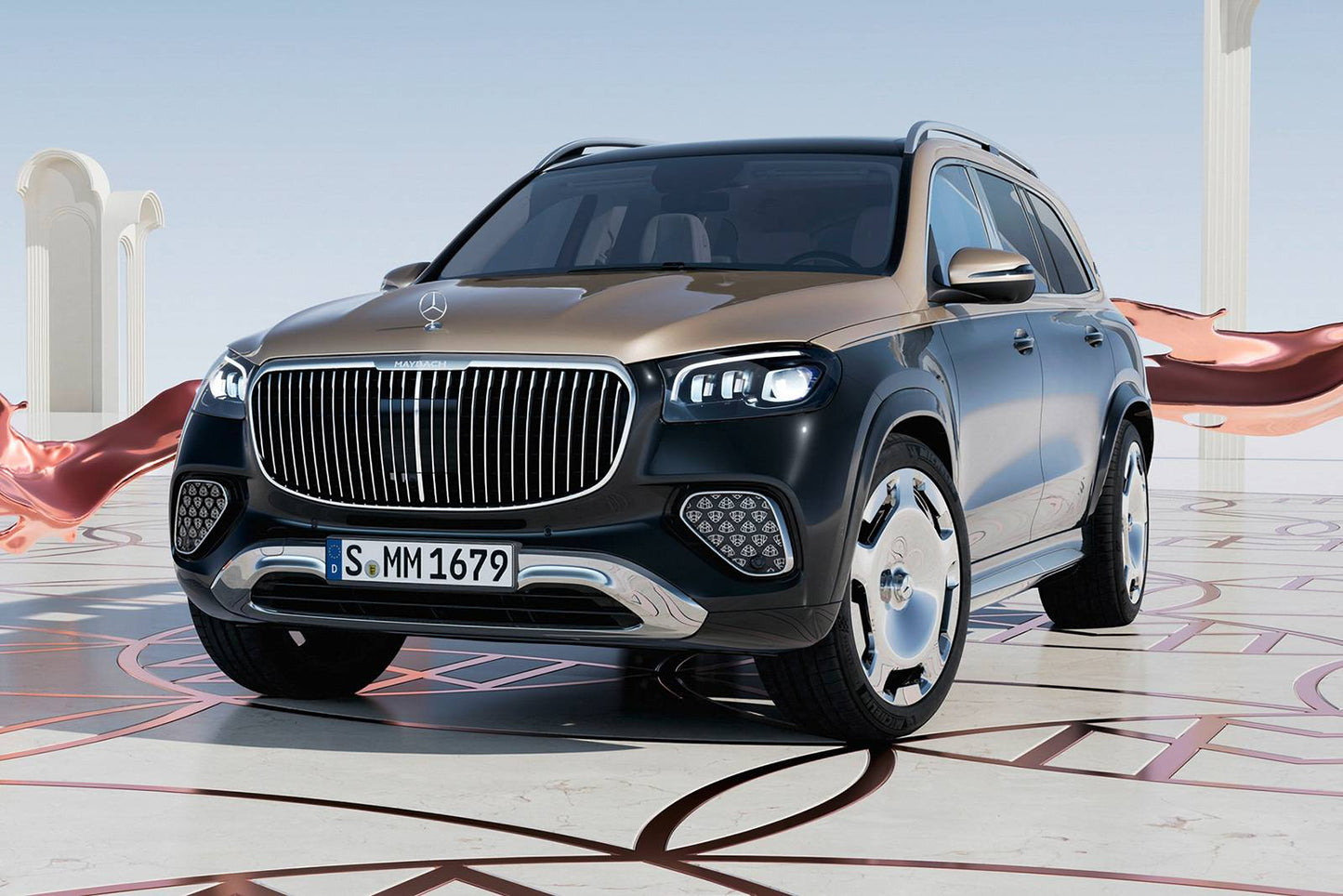 2025 Mercedes-Benz Maybach GLS GLS 600 4dr SUV AWD (4.0L 8cyl Turbo gas/electric mild hybrid 9A)